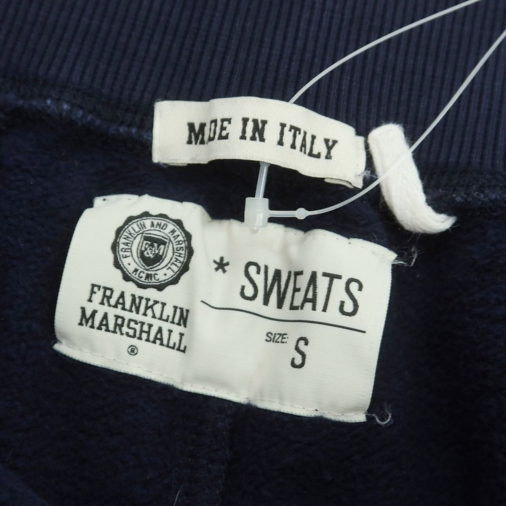 【中古】フランクリンマーシャル FRANKLIN&MARSHALL コットン スウェットパンツ ネイビー【 S 】【 状態ランクD 】【 メンズ 】