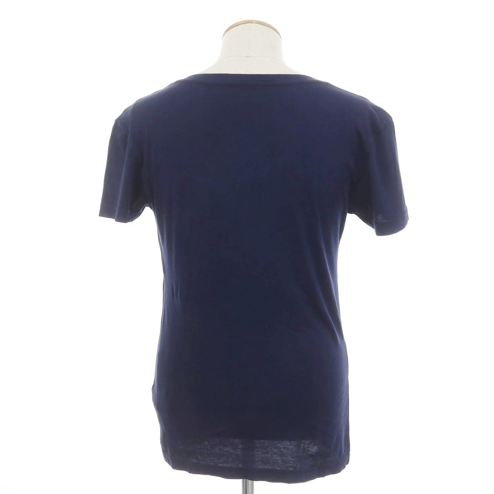 【中古】ディーティーイーインカリフォルニア DtE in California STRASBURGO別注 スーピマコットン スクープネック 半袖Tシャツ ネイビー【 1 】【 状態ランクA 】【 メンズ 】
