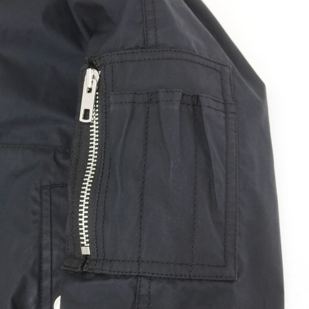 【中古】コーチ COACH オイルドコットン ミリタリージャケット ブラック【 XS 】【 状態ランクC 】【 メンズ 】