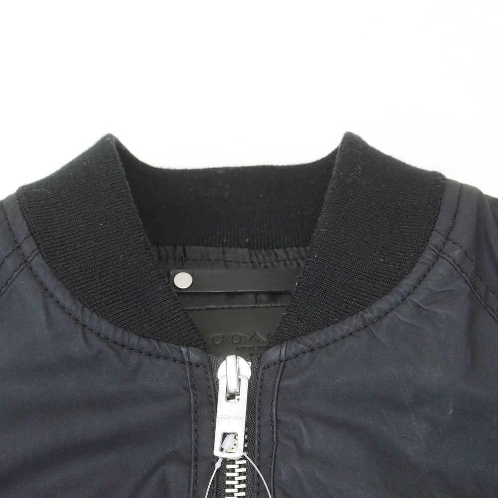 【中古】コーチ COACH オイルドコットン ミリタリージャケット ブラック【 XS 】【 状態ランクC 】【 メンズ 】