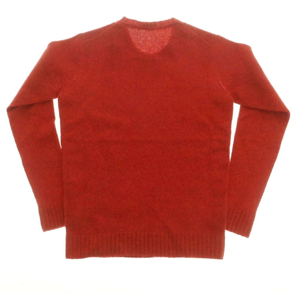 【中古】ザノーネ ZANONE ウール クルーネック プルオーバーニット レッド【 44 】【 状態ランクB 】【 メンズ 】