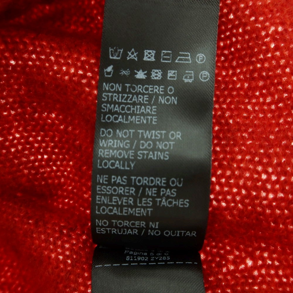 【中古】ザノーネ ZANONE ウール クルーネック プルオーバーニット レッド【 44 】【 状態ランクB 】【 メンズ 】