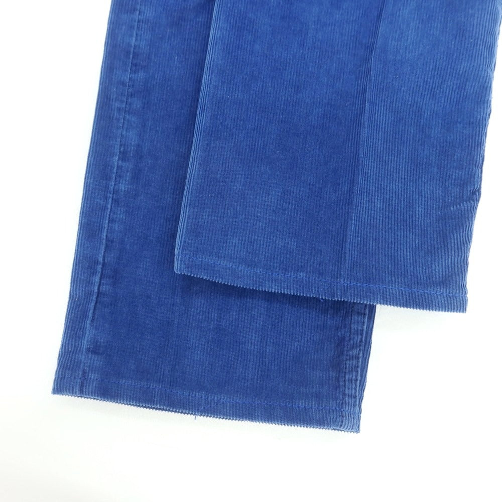 【中古】ケアレーベル Care label ストレッチ コーデュロイパンツ ブルー【 29 】【 状態ランクB 】【 メンズ 】