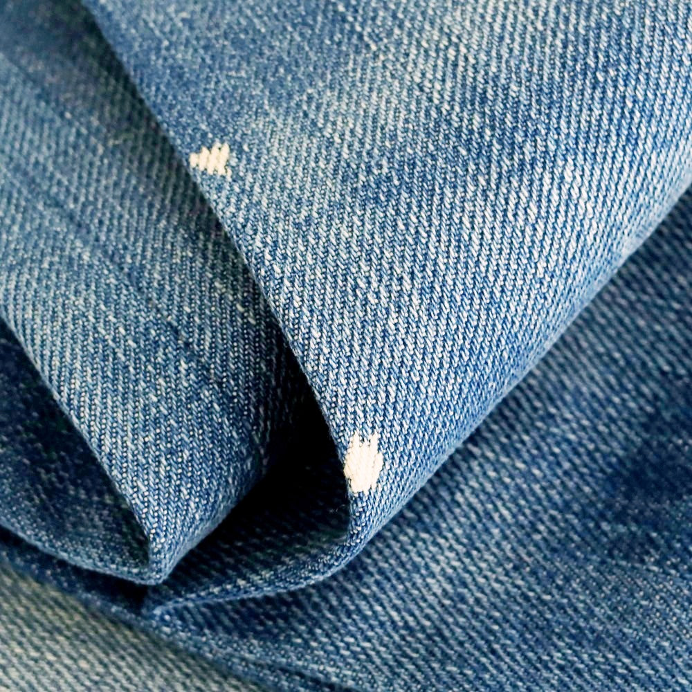 【中古】レイン Reign ダメージ&リペア加工 コットン ジーンズ デニムパンツ ブルー【 30 】【 状態ランクC 】【 メンズ 】