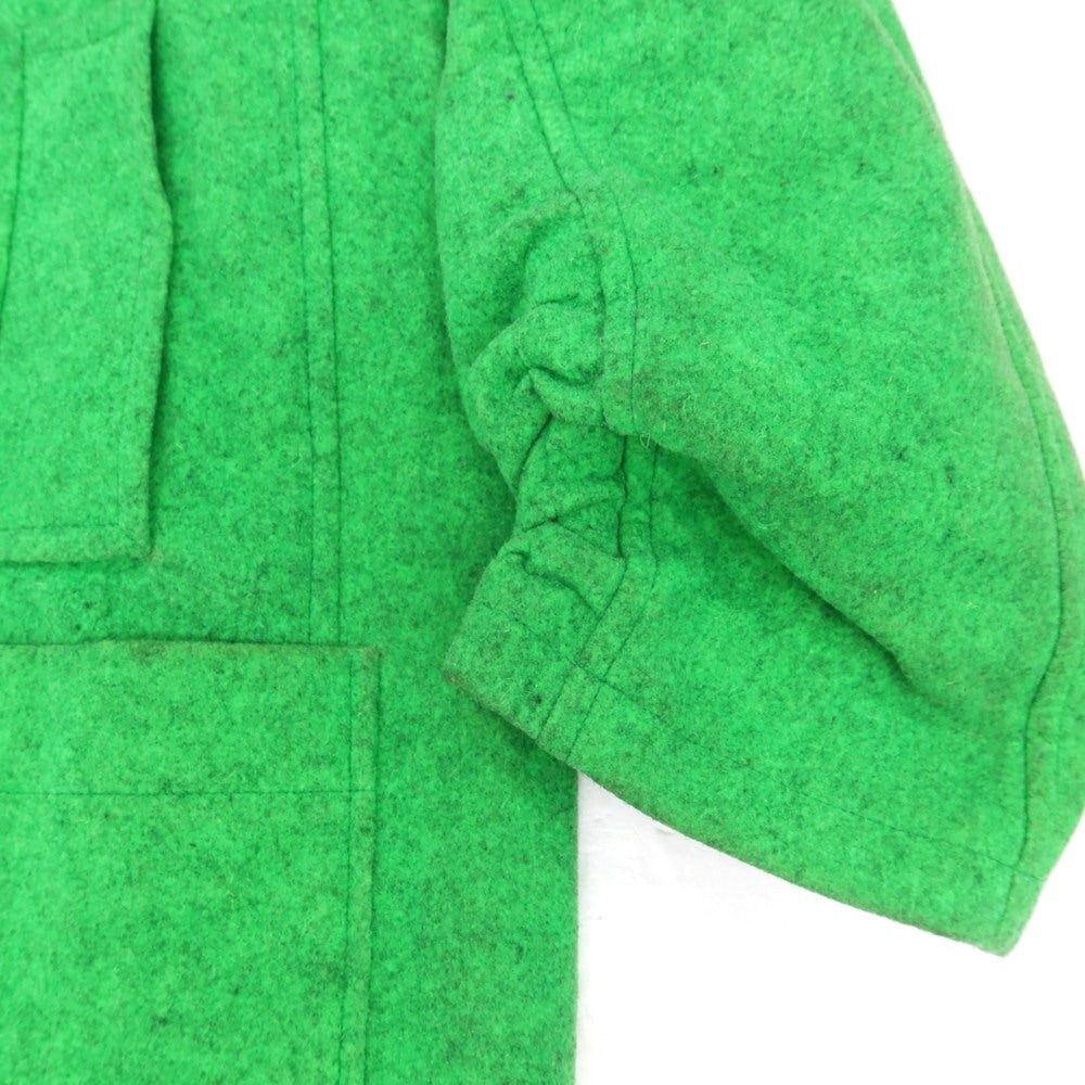 【中古】ウォルターヴァンベイレンドンク Walter Van Beirendonck ウールポリエステル ステンカラーコート ライトグリーン【 L 】【 状態ランクC 】【 メンズ 】