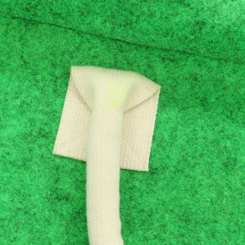 【中古】ウォルターヴァンベイレンドンク Walter Van Beirendonck ウールポリエステル ステンカラーコート ライトグリーン【 L 】【 状態ランクC 】【 メンズ 】