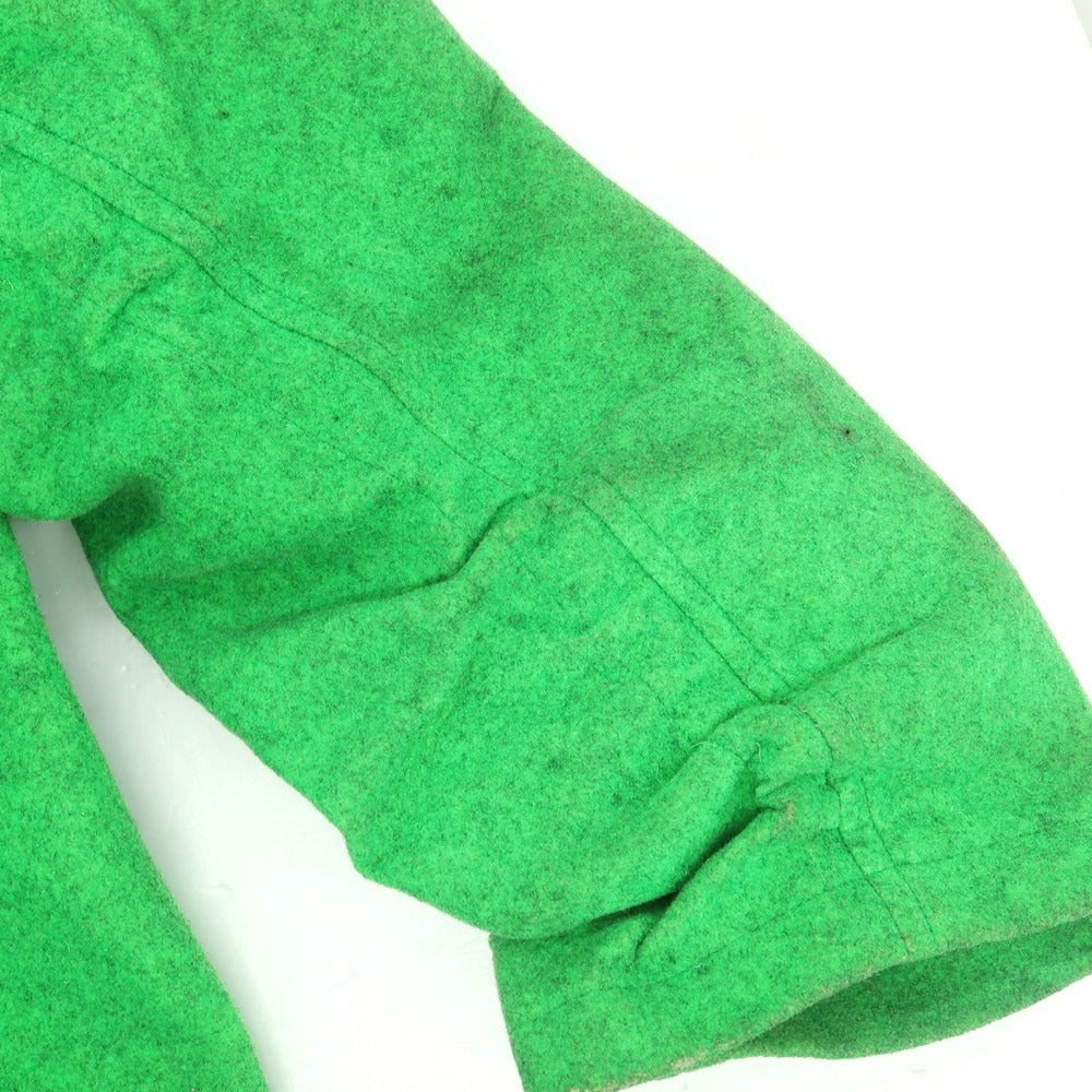【中古】ウォルターヴァンベイレンドンク Walter Van Beirendonck ウールポリエステル ステンカラーコート ライトグリーン【 L 】【 状態ランクC 】【 メンズ 】