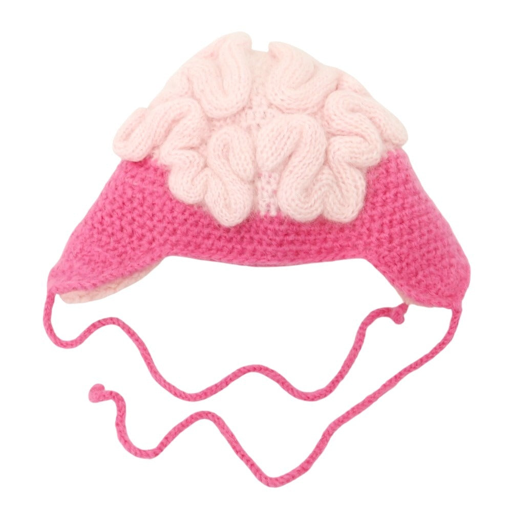 【中古】ナインティナイン パーセント イズ 99%IS- モヘヤナイロン ニットキャップ ピンク【 F 】【 状態ランクB 】【 メンズ 】