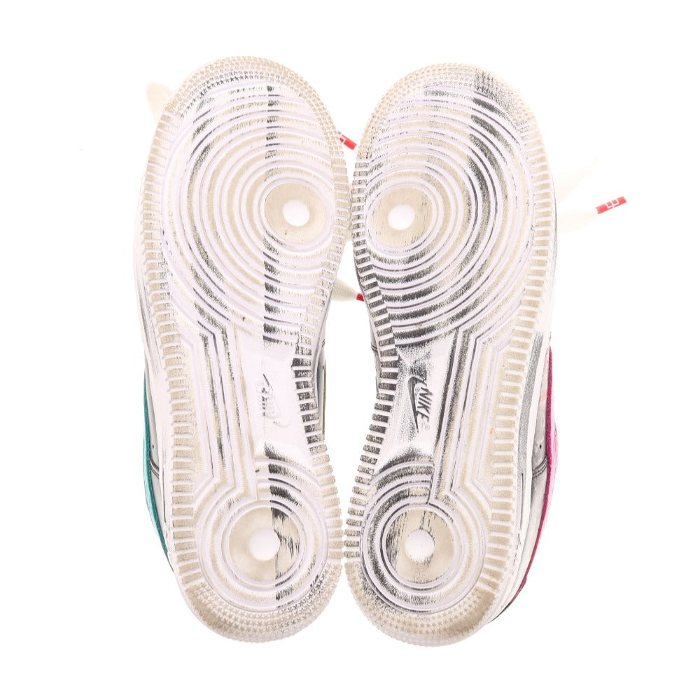【中古】ピースマイナスワン PEACEMINUSONE × NIKE AIR FORCE 1 スニーカー ブラック系【 28cm 】【 状態ランクB 】【 メンズ 】