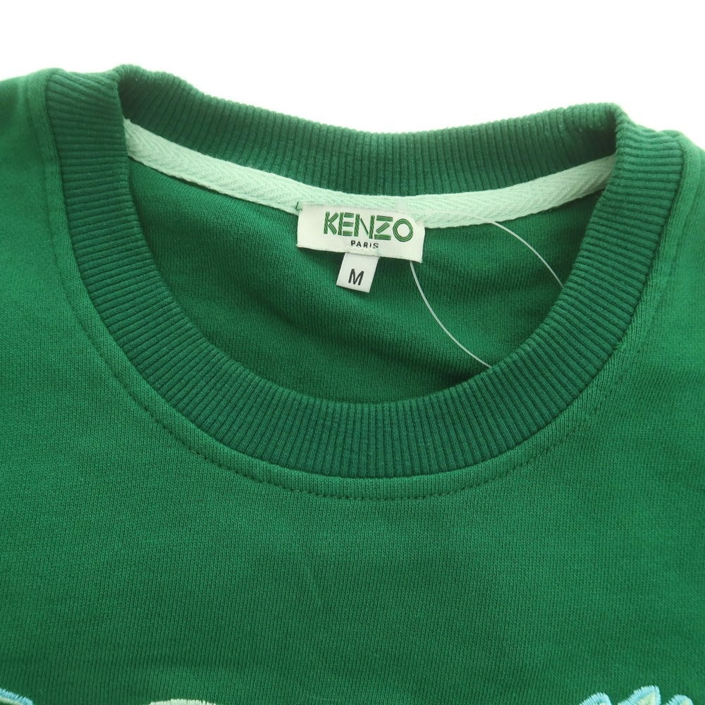 【中古】ケンゾー KENZO コットン クルーネック スウェット グリーン【 M 】【 状態ランクC 】【 メンズ 】
