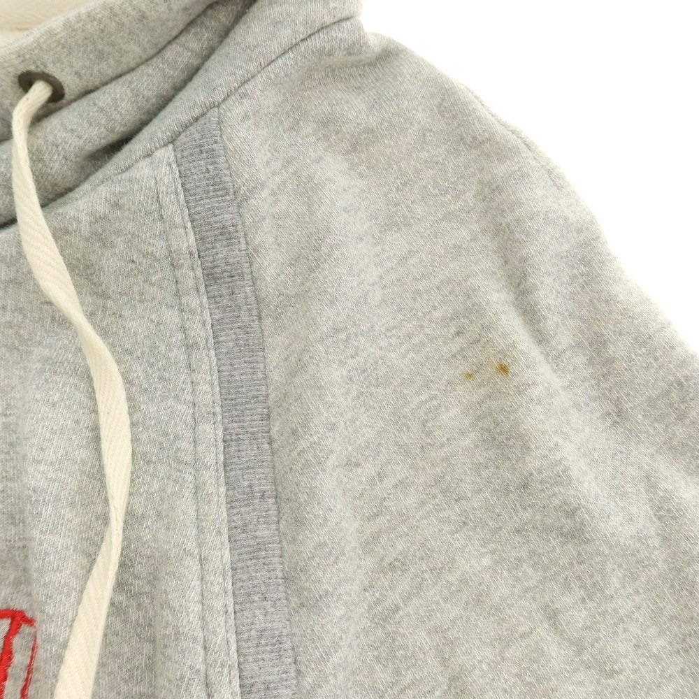 【中古】ハトラ hatra コットン スウェット プルオーバー パーカー グレー【 M 】【 状態ランクC 】【 メンズ 】