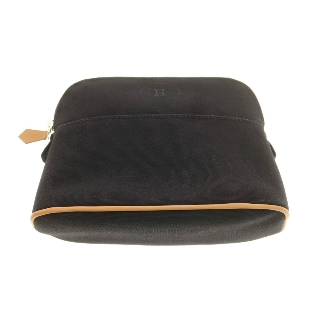 【中古】エルメス HERMES Bolide20 ボリード キャンバス ポーチ ブラック【 状態ランクA 】【 ユニセックス 】