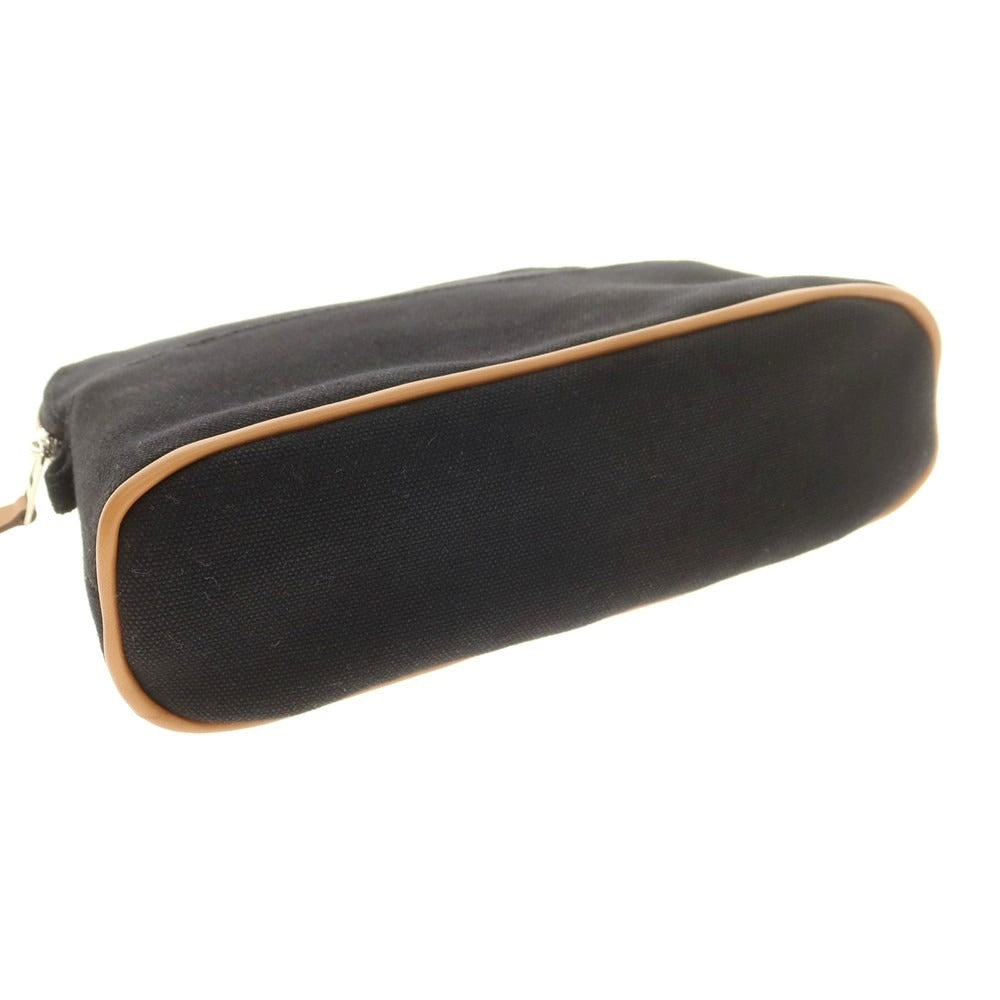 【中古】エルメス HERMES Bolide20 ボリード キャンバス ポーチ ブラック【 状態ランクA 】【 ユニセックス 】