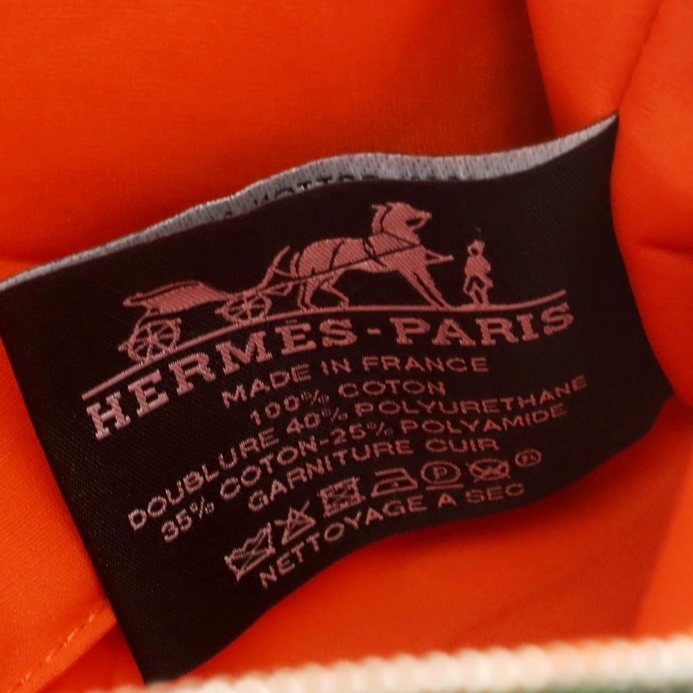 【中古】エルメス HERMES Bolide20 ボリード キャンバス ポーチ ブラック【 状態ランクA 】【 ユニセックス 】