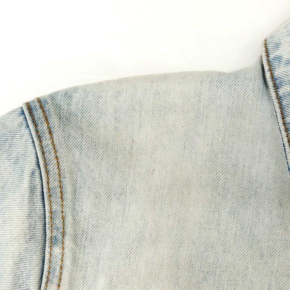 【中古】シーグリーン Seagreen デニムジャケット ジージャン ライトブルー【 2 】【 状態ランクC 】【 メンズ 】