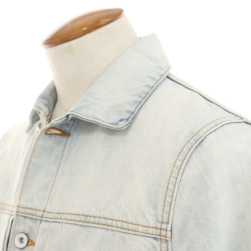【中古】シーグリーン Seagreen デニムジャケット ジージャン ライトブルー【 2 】【 状態ランクC 】【 メンズ 】