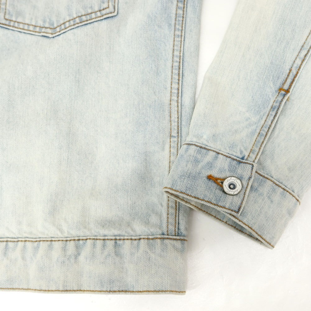 【中古】シーグリーン Seagreen デニムジャケット ジージャン ライトブルー【 2 】【 状態ランクC 】【 メンズ 】