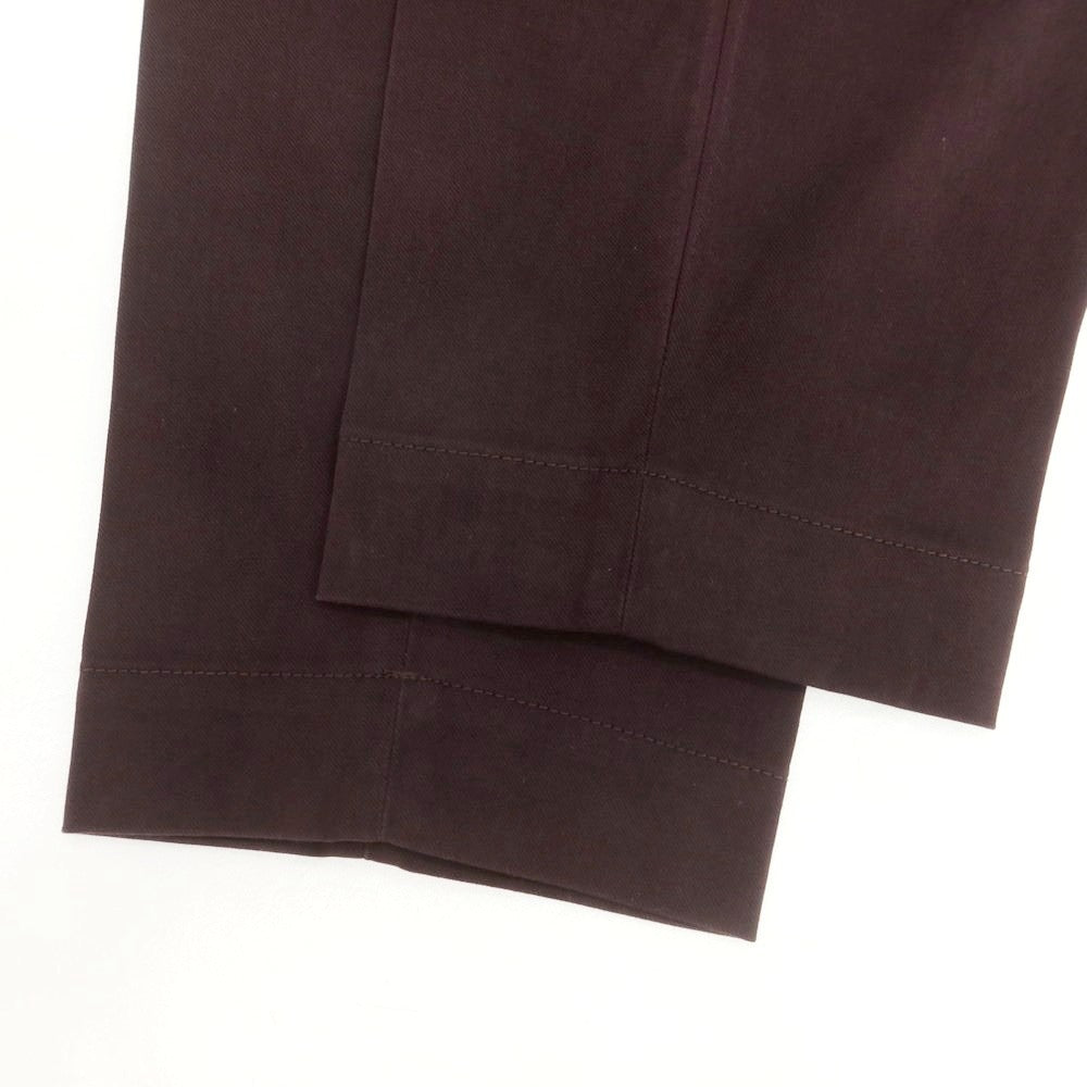 【中古】インコテックス スローウェア INCOTEX SLOWEAR コットンセルロース カジュアルスラックスパンツ ダークパープル【 50 】【 状態ランクB 】【 メンズ 】