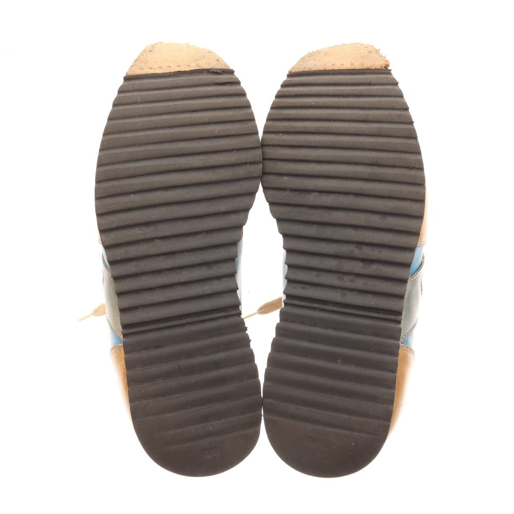 【中古】ステファノブランキーニ Stefano Branchini レザー スニーカー ブルーxブラウン【 6 】【 状態ランクC 】【 メンズ 】