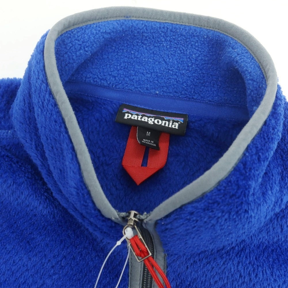【中古】パタゴニア patagonia ポリエステル ハーフジップ フリースジャケット ブルー【 M 】【 状態ランクB 】【 メンズ 】