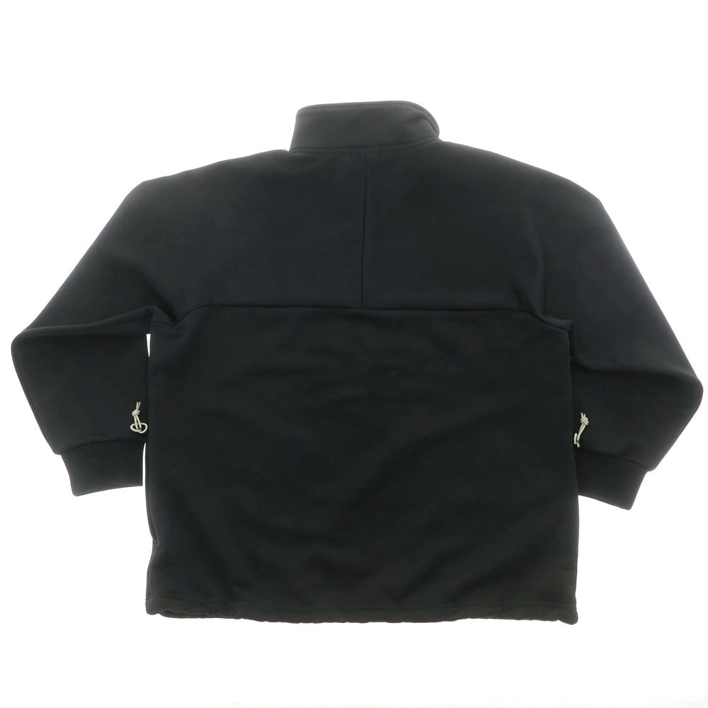 【中古】コムデギャルソンオム COMME des GARCONS HOMME ポリエステル スタンドカラー ハーフジップ プルオーバー ブラック【 L 】【 状態ランクB 】【 メンズ 】