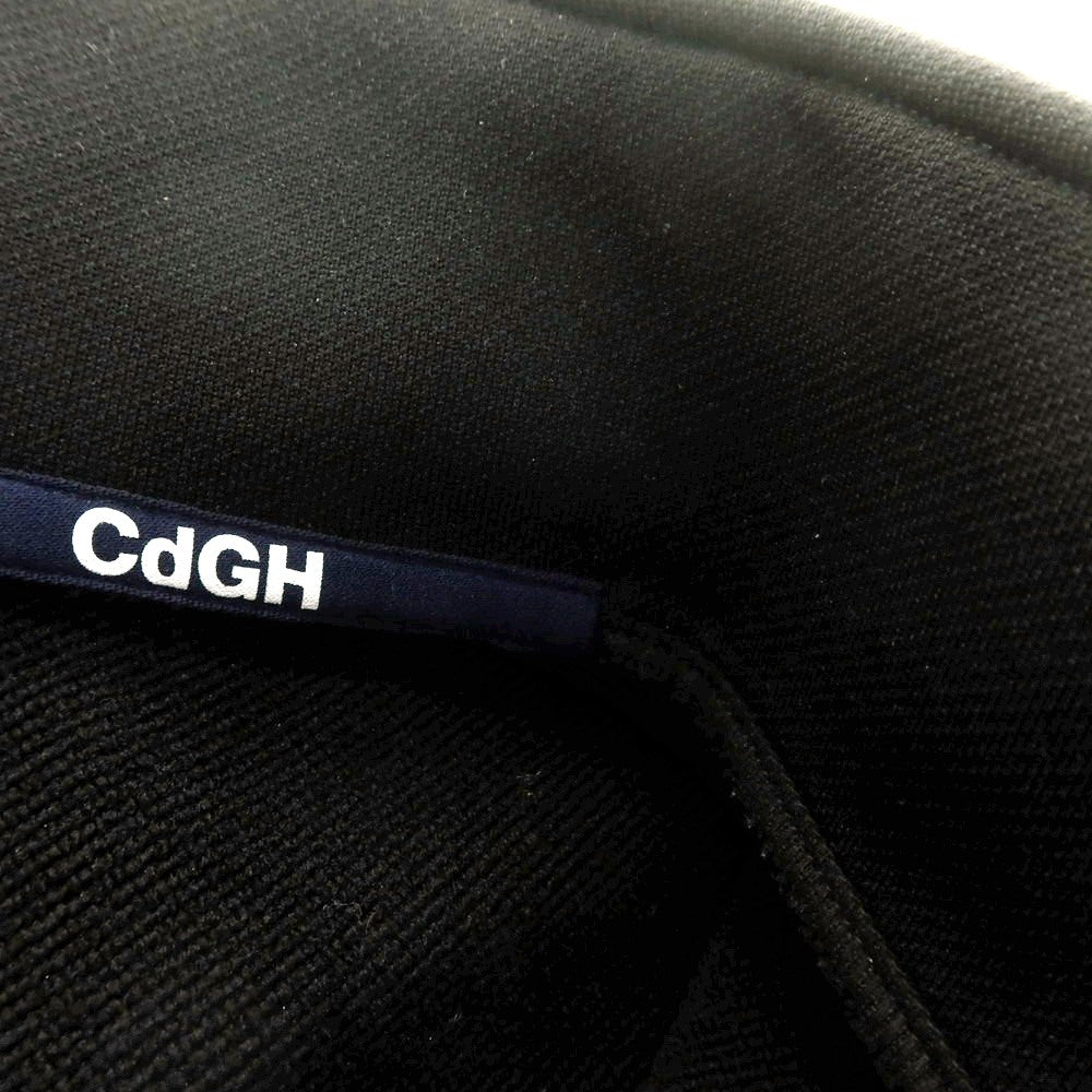 【中古】コムデギャルソンオム COMME des GARCONS HOMME ポリエステル スタンドカラー ハーフジップ プルオーバー ブラック【 L 】【 状態ランクB 】【 メンズ 】