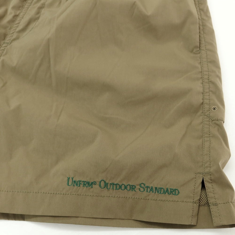 【中古】ユニフォーム アウトドア スタンダード UNFRM OUTDOOR STANDARD ポリエステル ショートパンツ オリーブカーキ【 M 】【 状態ランクB 】【 メンズ 】