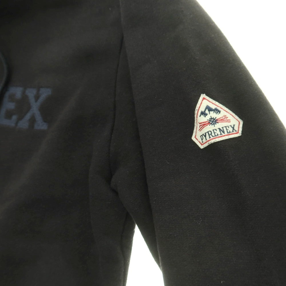 【中古】ピレネックス Pyrenex コットン スウェット プルオーバー パーカー ブラック【 S 】【 状態ランクC 】【 メンズ 】