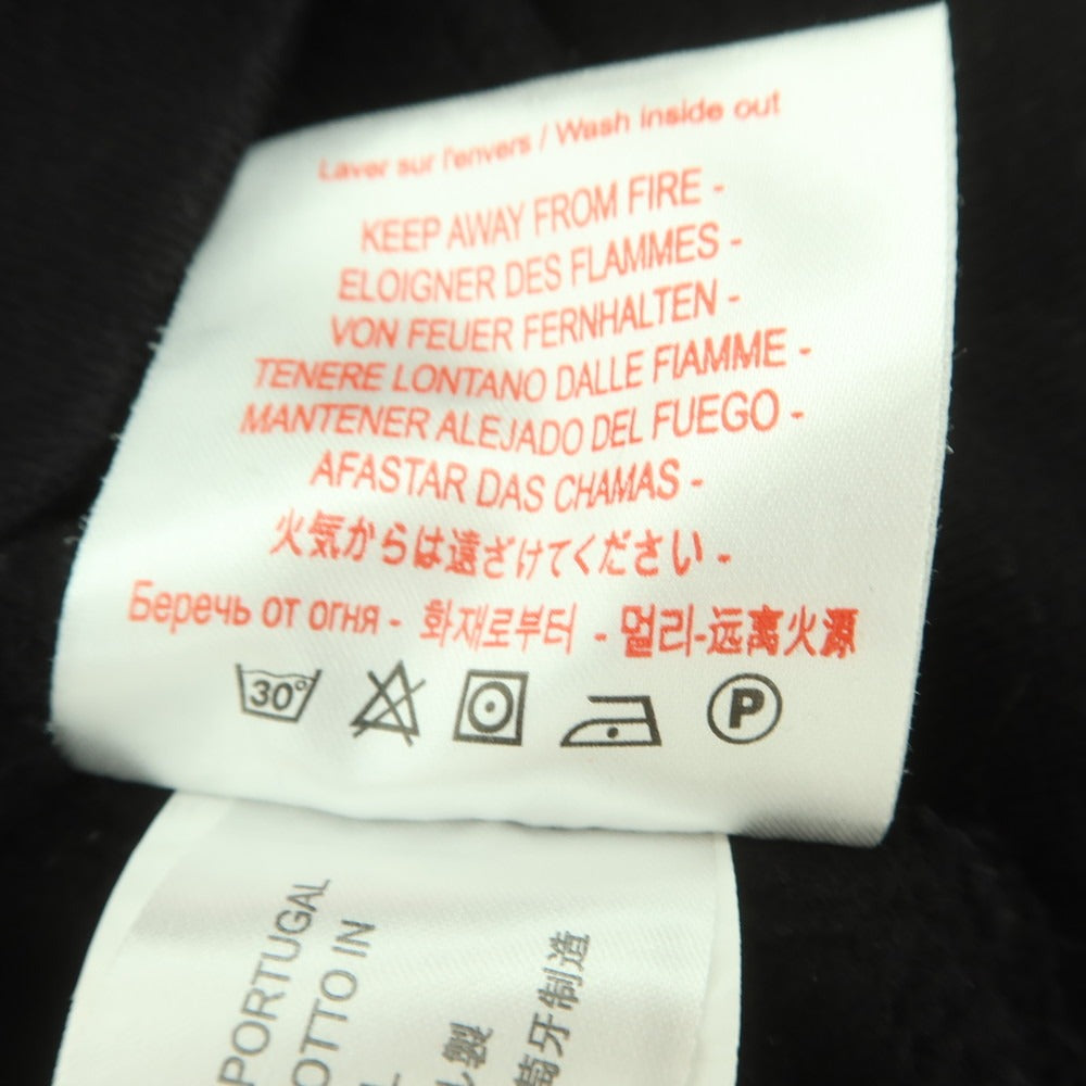 【中古】ピレネックス Pyrenex コットン スウェット プルオーバー パーカー ブラック【 S 】【 状態ランクC 】【 メンズ 】