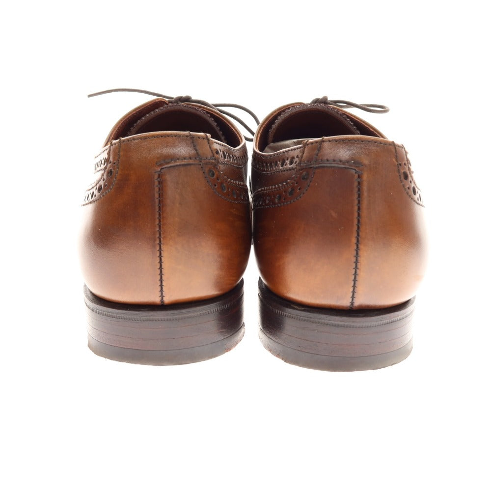 【中古】クロケットアンドジョーンズ CROCKETT&JONES COVENTRY セミブローグ ドレスシューズ ブラウン【 7E 】【 状態ランクB 】【 メンズ 】