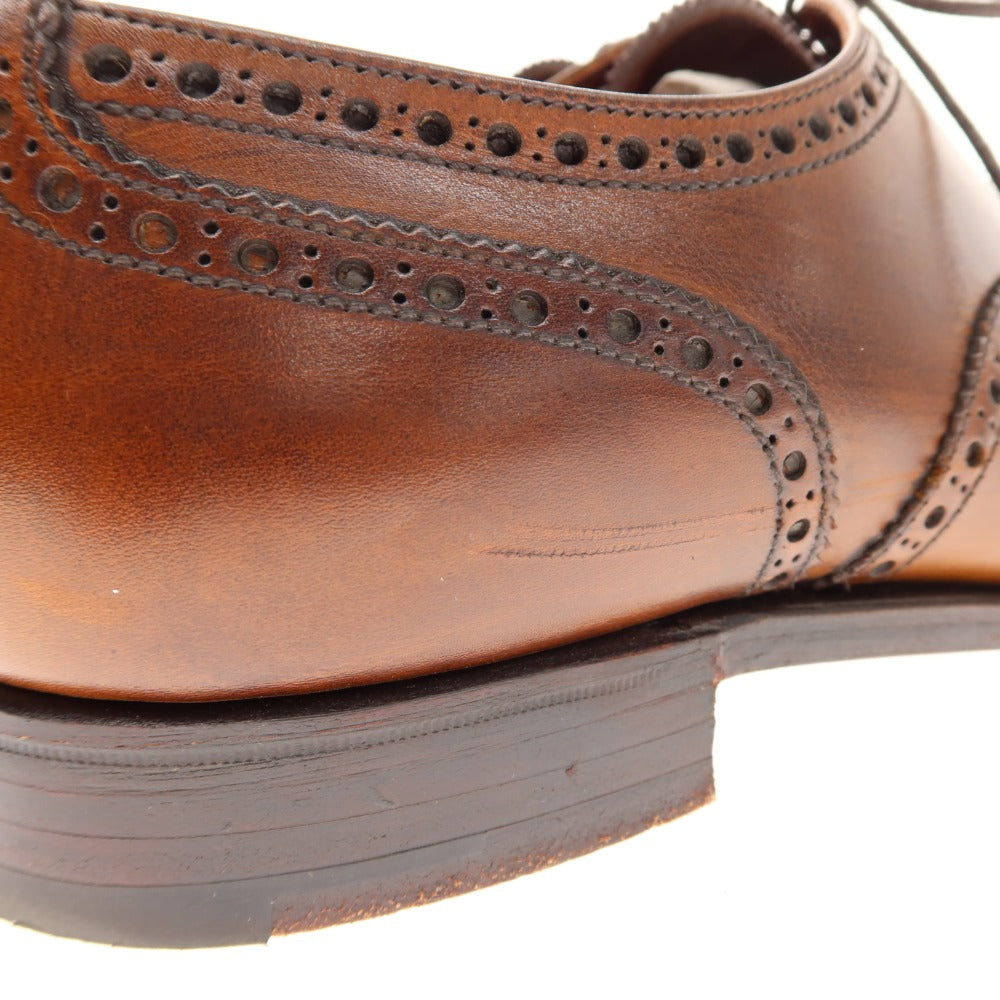 【中古】クロケットアンドジョーンズ CROCKETT&JONES COVENTRY セミブローグ ドレスシューズ ブラウン【 7E 】【 状態ランクB 】【 メンズ 】