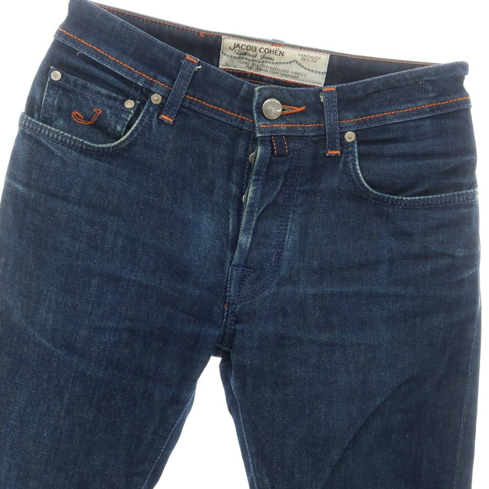 【中古】ヤコブコーエン JACOB COHEN PW688 デニムパンツ ジーンズ ネイビー【 28 】【 状態ランクD 】【 メンズ 】