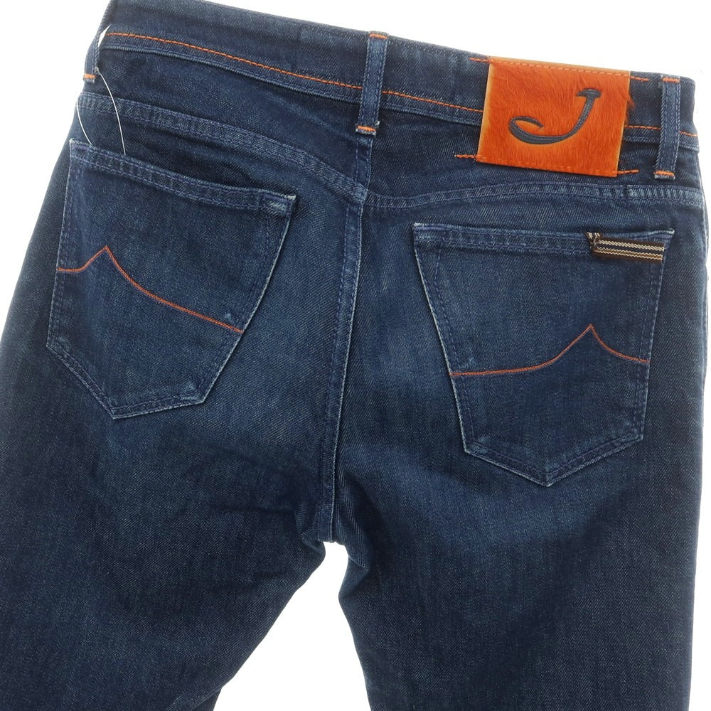 【中古】ヤコブコーエン JACOB COHEN PW688 デニムパンツ ジーンズ ネイビー【 28 】【 状態ランクD 】【 メンズ 】