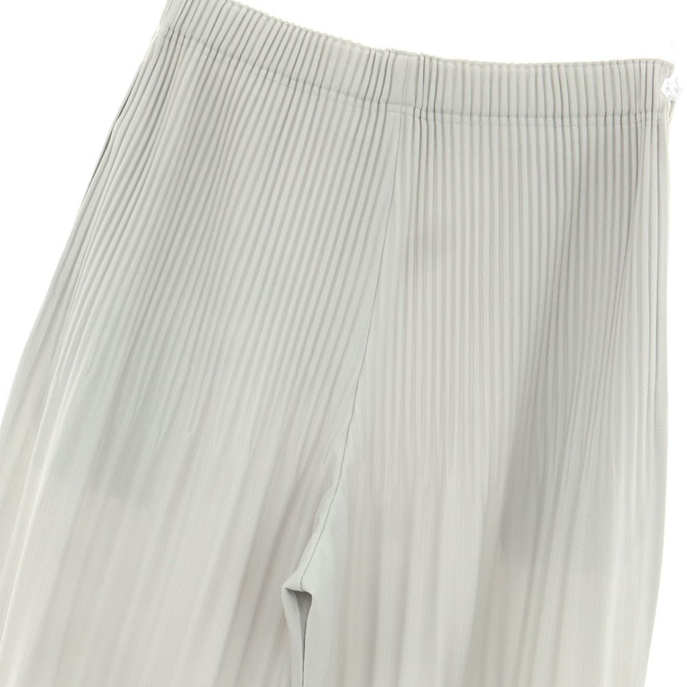 【中古】オム プリッセ イッセイミヤケ HOMME PLISSE ISSEY MIYAKE プリーツ加工 イージーパンツ ライトグレー【 3 】【 状態ランクA 】【 メンズ 】