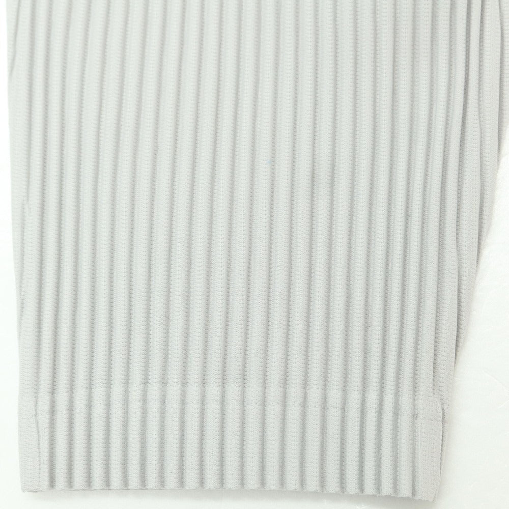 【中古】オム プリッセ イッセイミヤケ HOMME PLISSE ISSEY MIYAKE プリーツ加工 イージーパンツ ライトグレー【 3 】【 状態ランクA 】【 メンズ 】