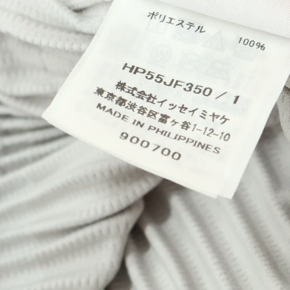 【中古】オム プリッセ イッセイミヤケ HOMME PLISSE ISSEY MIYAKE プリーツ加工 イージーパンツ ライトグレー【 1 】【 状態ランクA 】【 メンズ 】