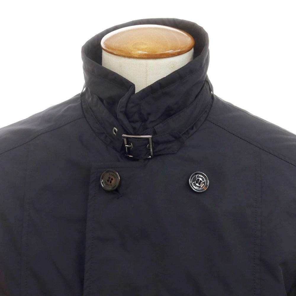 【中古】ムーレー MOORER NABUCCO-KM ポリエステル ジップアップブルゾン ネイビー【 46 】【 状態ランクB 】【 メンズ 】