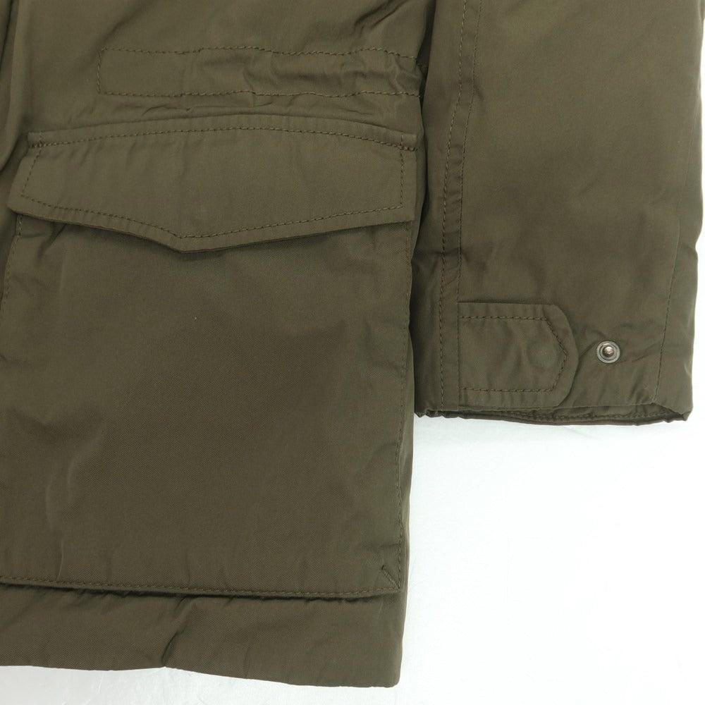 【中古】ヘルノ Herno ポリエステル ダウン フィールドジャケット オリーブグリーン【 46 】【 状態ランクC 】【 メンズ 】