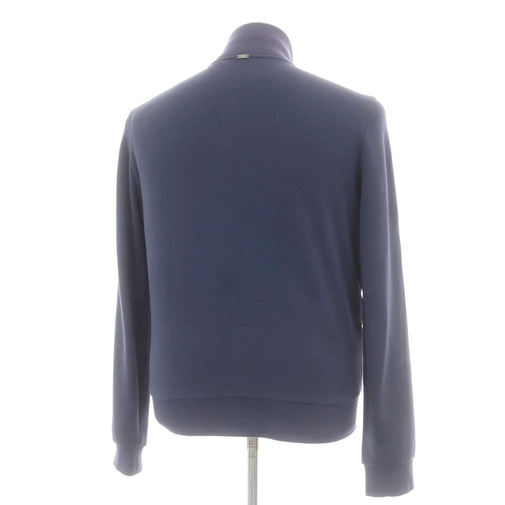 【中古】ヘルノ Herno スウェット ダブルジップ ダウンジャケット ネイビー【 50 】【 状態ランクC 】【 メンズ 】