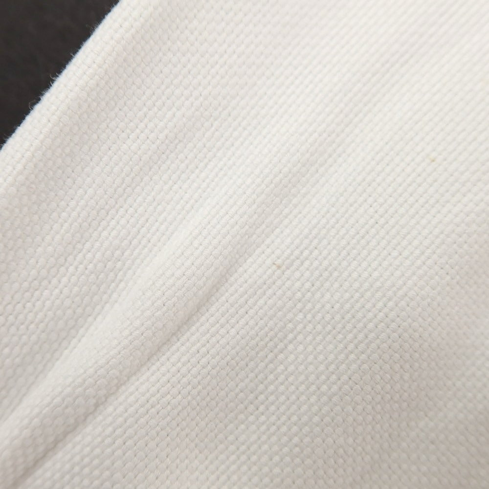 【中古】エマニュエル マフェイス EMANUELE MAFFEIS コットン ワイドカラー ドレスシャツ ホワイト【 表記なし (M位) 】【 状態ランクD 】【 メンズ 】