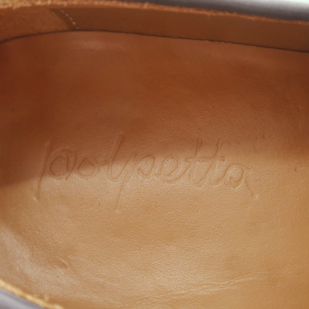 【中古】ポルペッタ polpetta スエード 刺しゅう ヴァンプローファー グリーン【 39 】【 状態ランクB 】【 メンズ 】