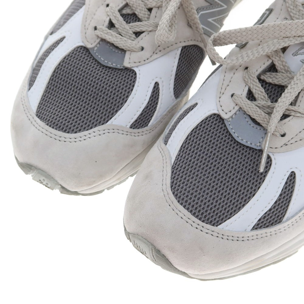 【中古】ニューバランス NEW BALANCE 991LG2 USA製 スニーカー ライトグレー【 9 】【 状態ランクB 】【 メンズ 】
