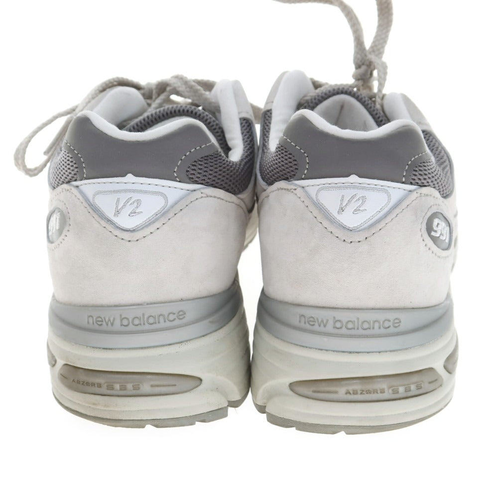 【中古】ニューバランス NEW BALANCE 991LG2 USA製 スニーカー ライトグレー【 9 】【 状態ランクB 】【 メンズ 】