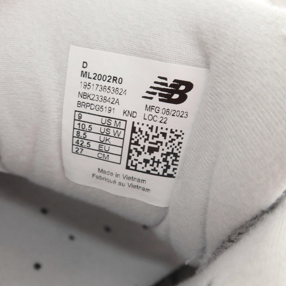 【中古】ニューバランス NEW BALANCE ML2002R0 スニーカー グレー【 9 】【 状態ランクA 】【 メンズ 】