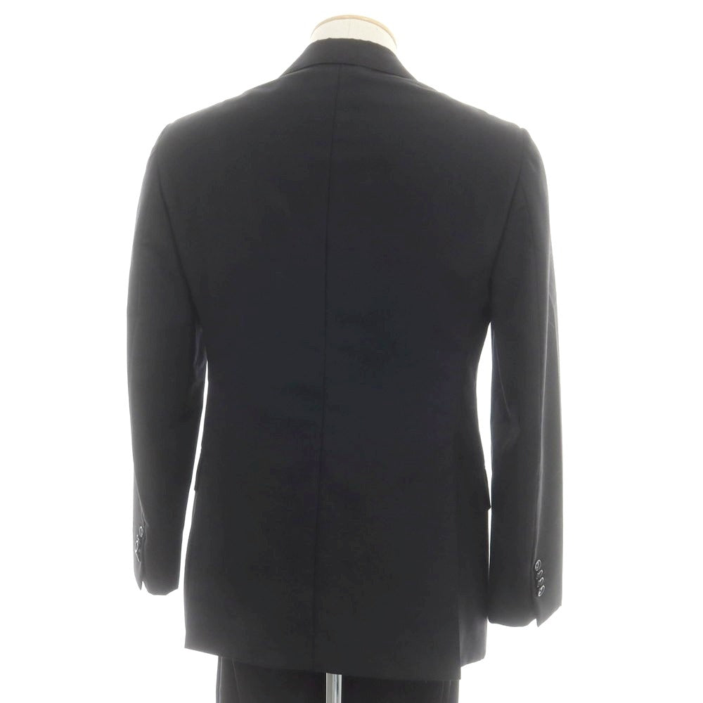 【中古】ユナイテッドアローズ UNITED ARROWS ウールモヘヤ 2つボタンスーツ ブラック【 44 】【 状態ランクD 】【 メンズ 】