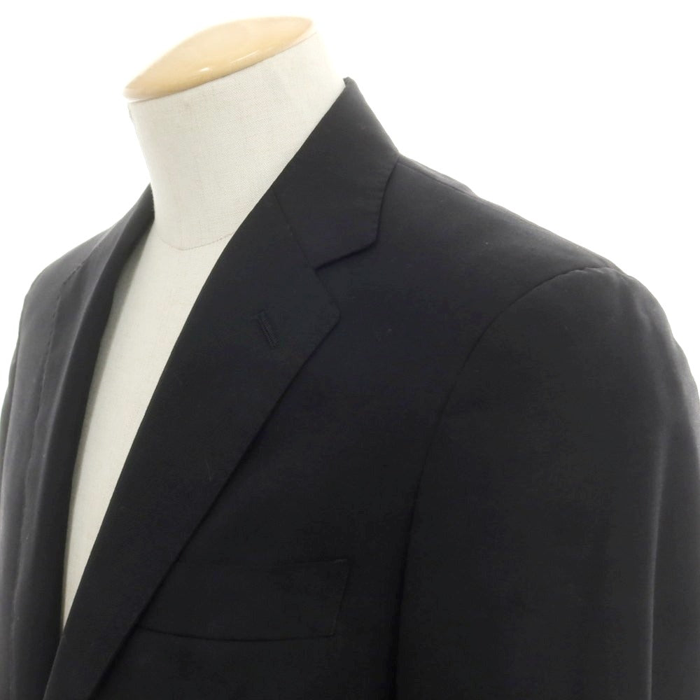 【中古】ユナイテッドアローズ UNITED ARROWS ウールモヘヤ 2つボタンスーツ ブラック【 44 】【 状態ランクD 】【 メンズ 】