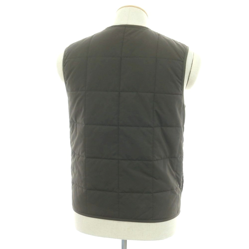 【中古】アスペジ ASPESI ポリエステル キルティング 中綿ベスト オリーブ【 XS 】【 状態ランクB 】【 メンズ 】