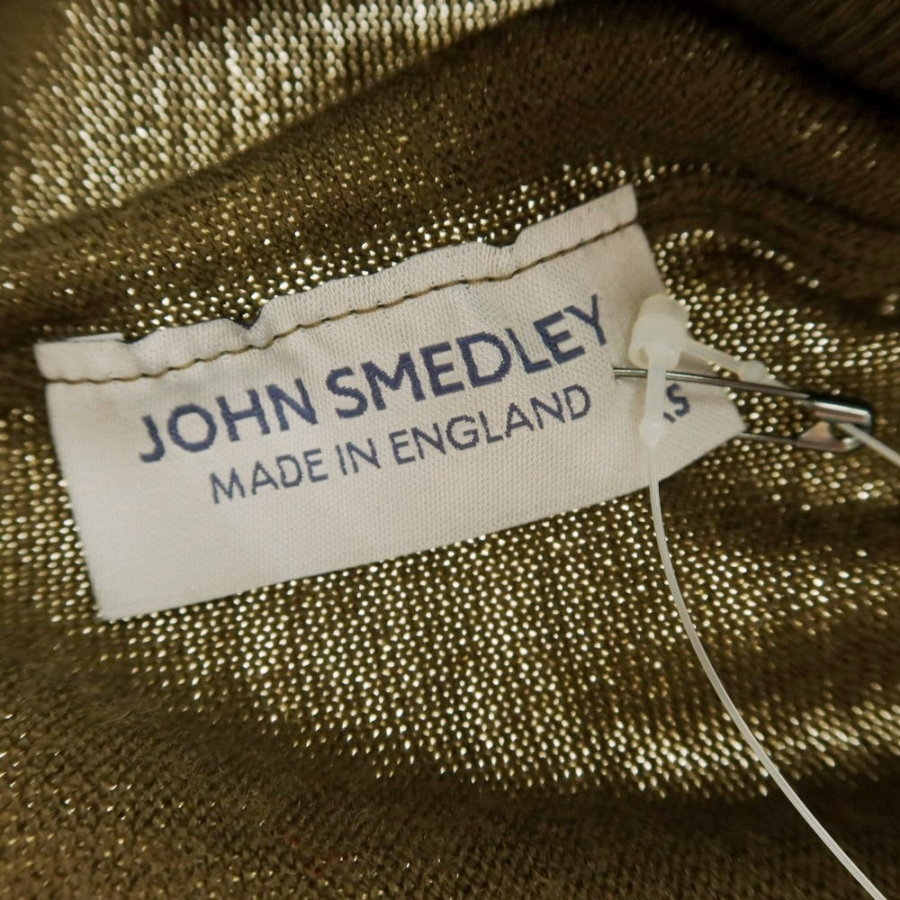 【中古】ジョンスメドレー JOHN SMEDLEY ハイゲージ ウール モックネック プルオーバーニット ブラウンカーキ系【 XS 】【 状態ランクB 】【 メンズ 】