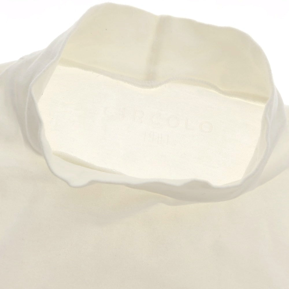 【中古】チルコロ1901 CIRCOLO 1901 ストレッチ コットン ハイネック 長袖Tシャツ ホワイト【 XS 】【 状態ランクC 】【 メンズ 】