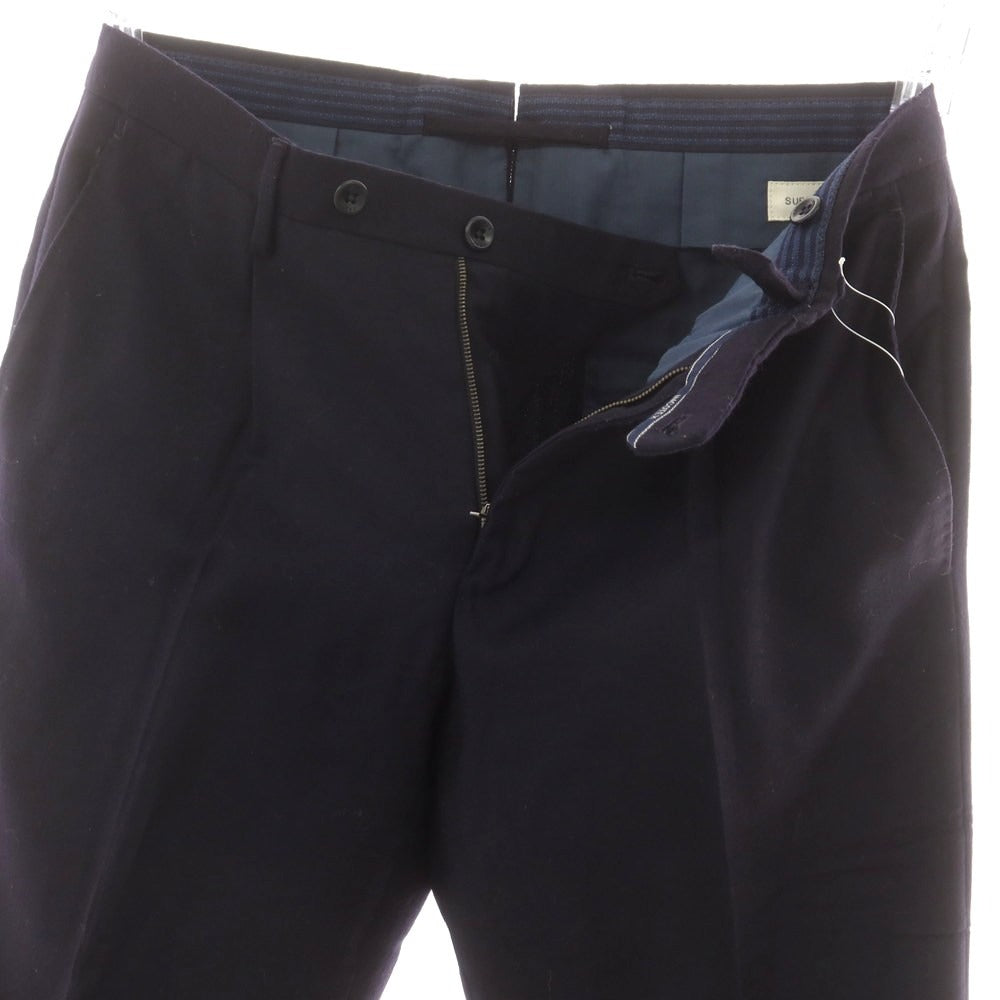 【中古】インコテックス INCOTEX ウール ドレススラックスパンツ ネイビー【 44 】【 状態ランクB 】【 メンズ 】
